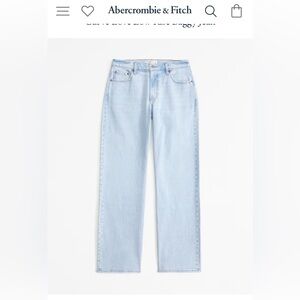 A&F Curve Love Baggy Jean